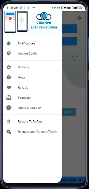 GTUN VPN Screenshot 1