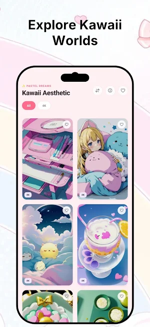 Kawaii Aesthetic Wallpaper Screenshot 1