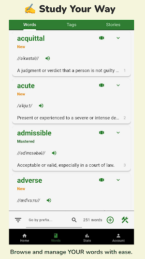 VocabEx Screenshot 2