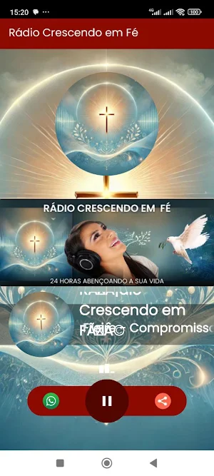Rádio Crescendo em Fé Screenshot 2
