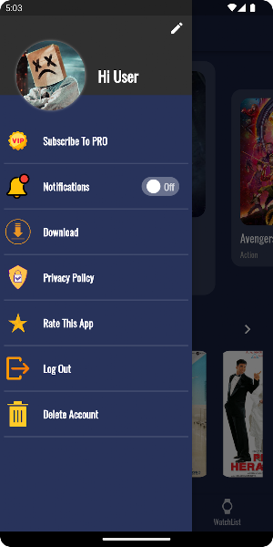 Movikat - Flutter UI Screenshot 3