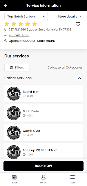 Top Notch Barbers Screenshot 1