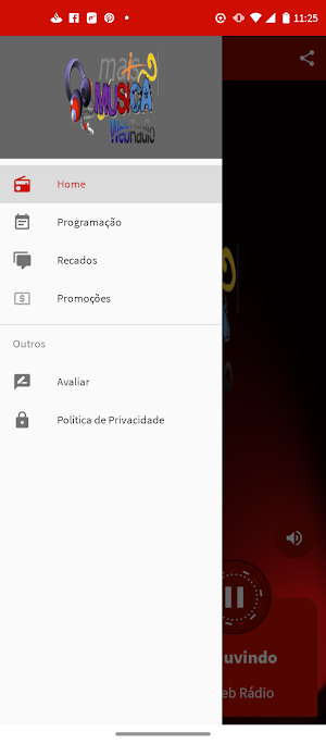 Mais Música Web Rádio Screenshot 1