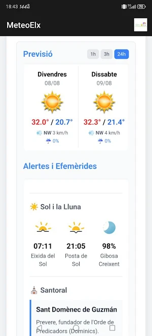 MeteoElx Screenshot 3