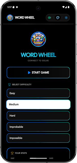 CrossWord Wheel Puzzle Offline Screenshot 2