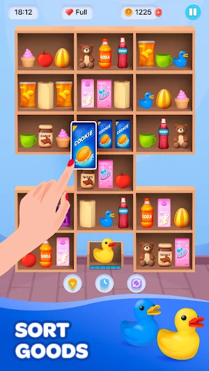 Tidy Shelf - sorting game 3d Screenshot 1
