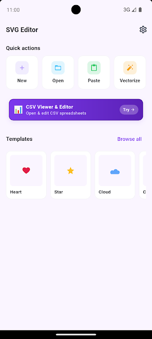 SVG Editor — Image to Vector Screenshot 0