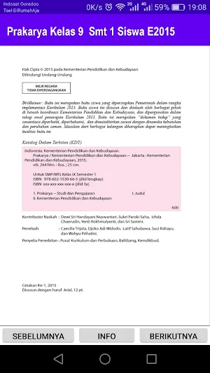 Prakarya Kelas 9 Smt 1 Siswa E2015 Screenshot 1