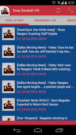 Texas Baseball 24h Screenshot 1