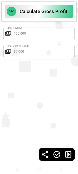 Gross Profit Calculator Screenshot 2