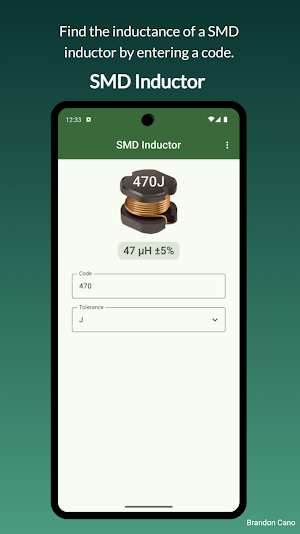Inductor Color Code Calculator Screenshot 2
