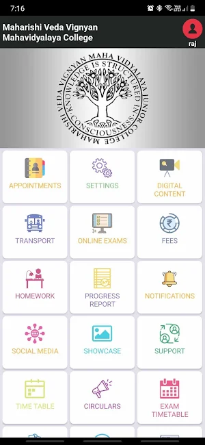 Maharishi Veda Vignyan Vidyalaya Junior College Screenshot 0
