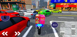 Ice Cream Bike Rush Race Game Screenshot 1