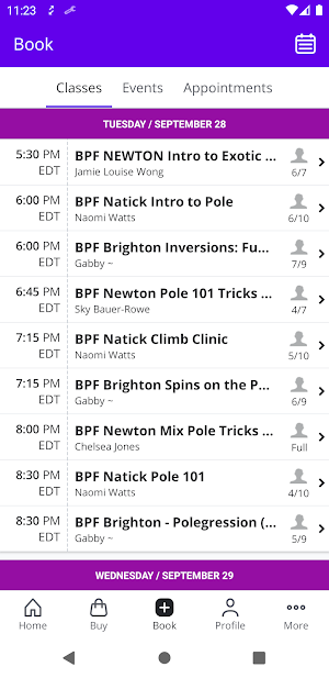 Boston Pole Fitness Screenshot 1