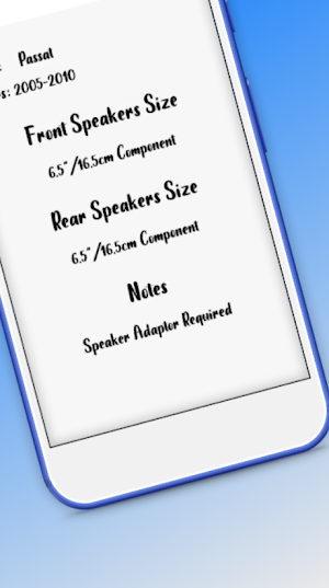 Car Speaker Information Screenshot 3
