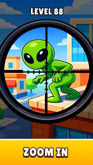 Stickman Sniper: Alien Hunt Screenshot 1
