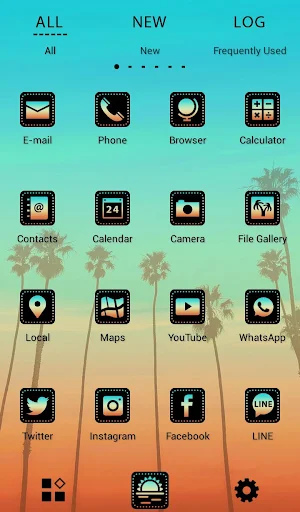Tequila Sunrise Theme Screenshot 2