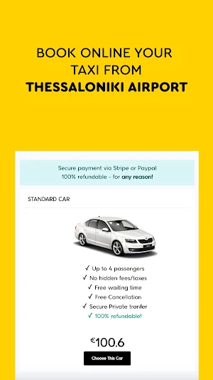 Thessaloniki Airport Taxi Screenshot 1