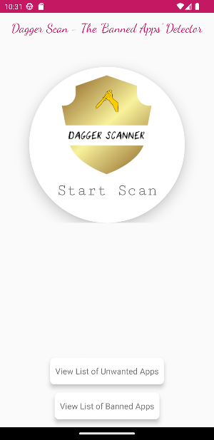 Dagger Scanner Screenshot 0