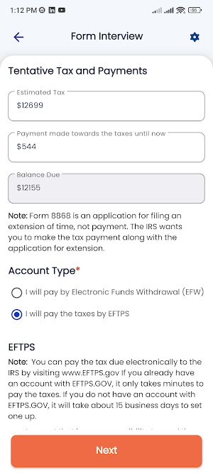 File 8868 Online Screenshot 3