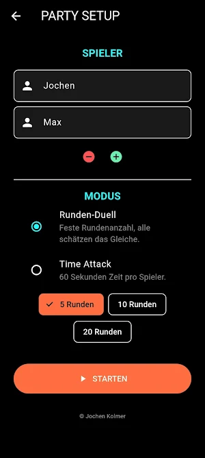 Schätz-Labor Screenshot 2