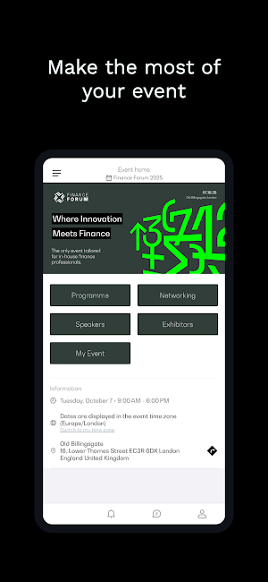Finance Forum Event Screenshot 1
