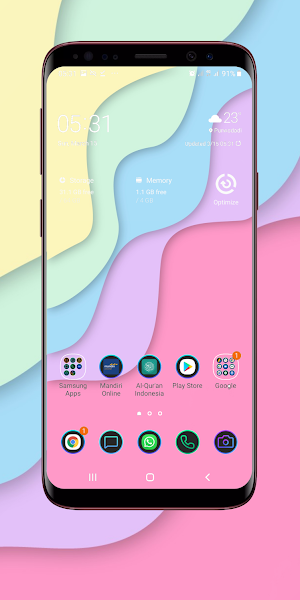 Pastel Yellow Wallpaper Screenshot 1