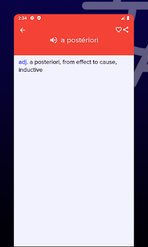 Dictionnaire Francais Anglais Screenshot 2