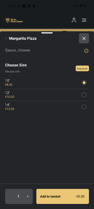 Ali Ge Pizza House Screenshot 3