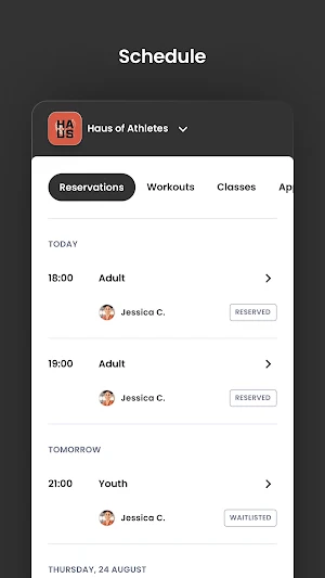 Haus of Athletes Screenshot 2