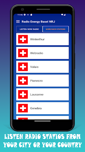 Radio Energy Basel NRJ Schweiz Screenshot 2