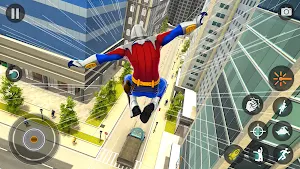 Flying Rope Man Hero Fight Screenshot 0