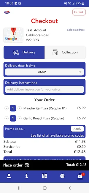 Dixy Chicken Walsall Screenshot 2