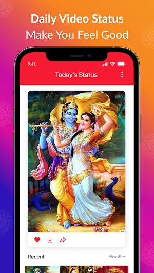 Krishna Daily Video Status Screenshot 1