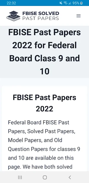 FBISE Past Papers Screenshot 2