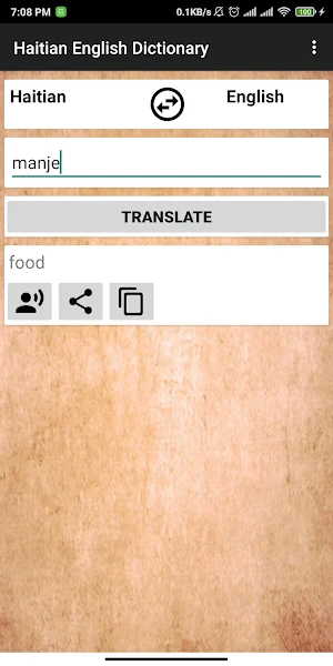 Haitian English Dictionary screenshot 3