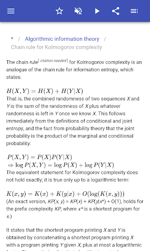Information theory Screenshot 2