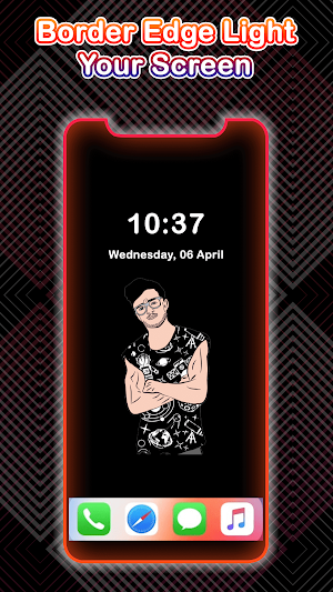 Edge Lighting Live Wallpaper, Borderlight Colors Screenshot 2