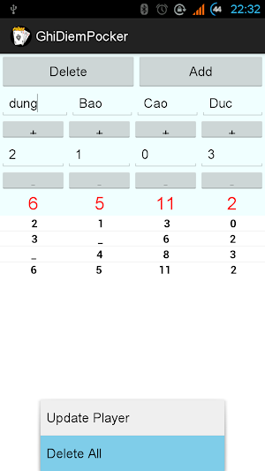 Ghi Diem - Ghi Điểm Tiến Lên Screenshot 2