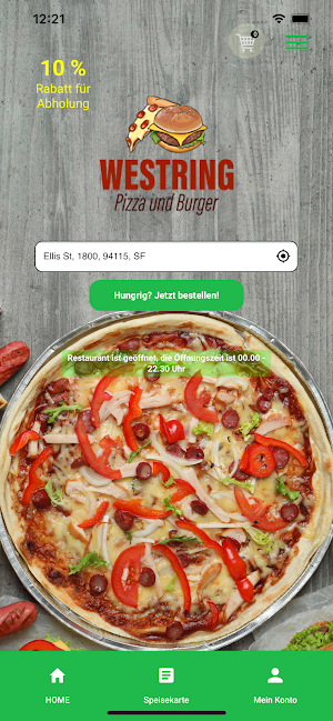 Westring Pizza und Burger Screenshot 0