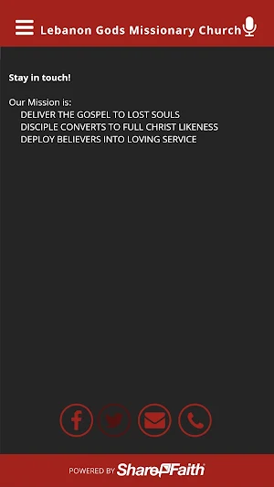 Lebanon Gods Missionary Church Screenshot 2