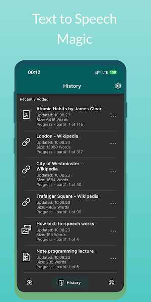 SpeakUp AI - Text to Speech Screenshot 1