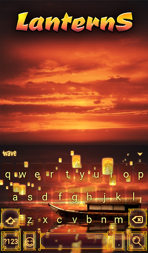 Lanterns Animated Keyboard + Live Wallpaper Screenshot 1