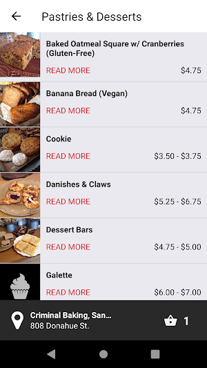 Criminal Baking Co. Screenshot 2