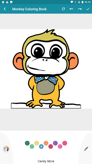 Monkey Coloring Book Screenshot 3