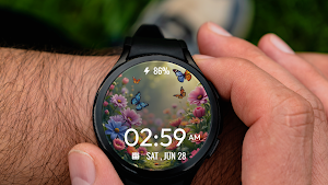Butterfly Garden WatchFace Screenshot 0