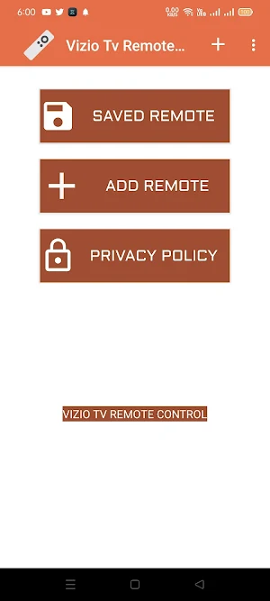 Vizio TV Remote Screenshot 0