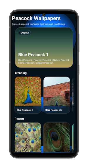Peacock Wallpapers Screenshot 0