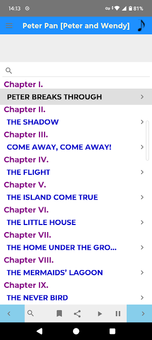 Peter Pan [Peter and Wendy] Screenshot 1
