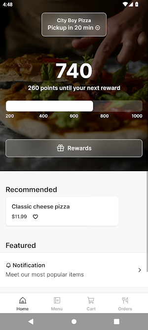City Boy Pizza Screenshot 0